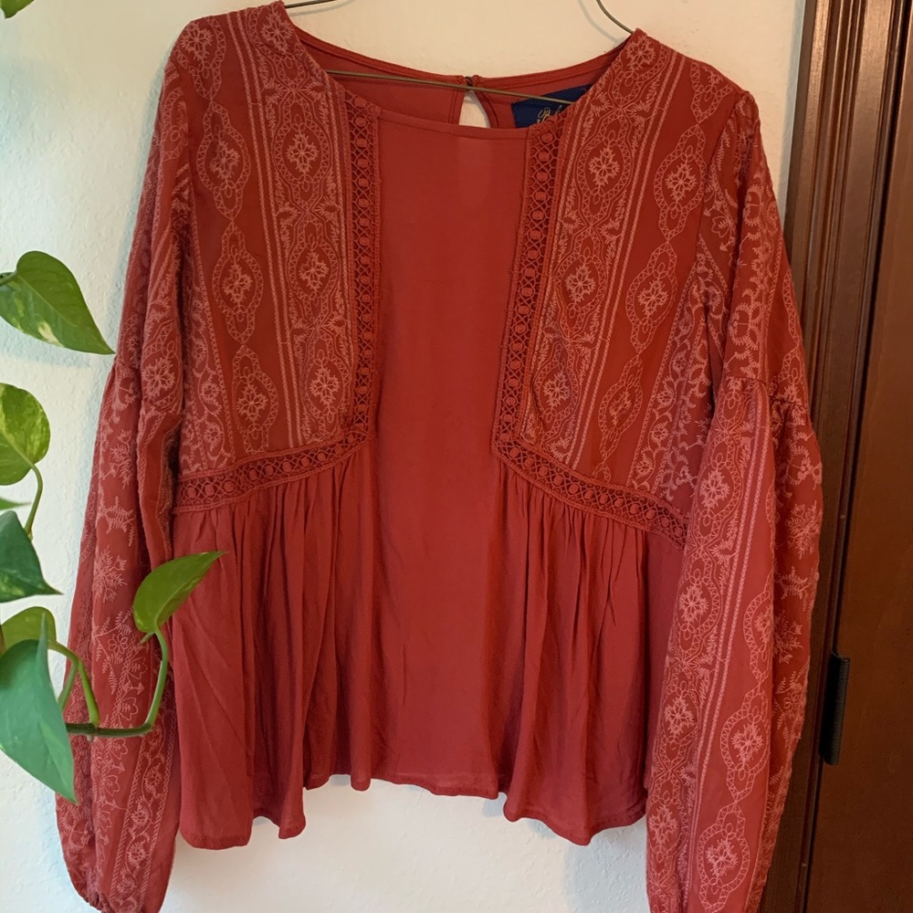 Orange Blouse